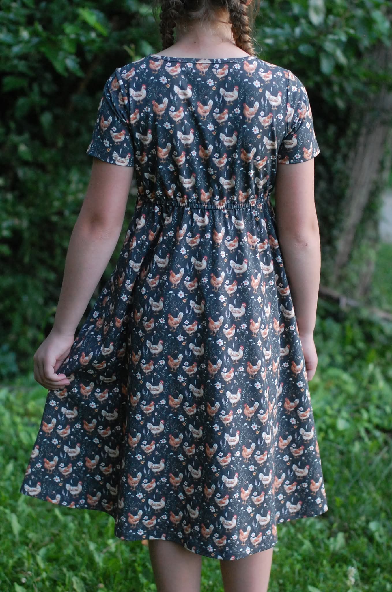 Pre-order Girls "Farmyard Bevy"  Cotton Dress