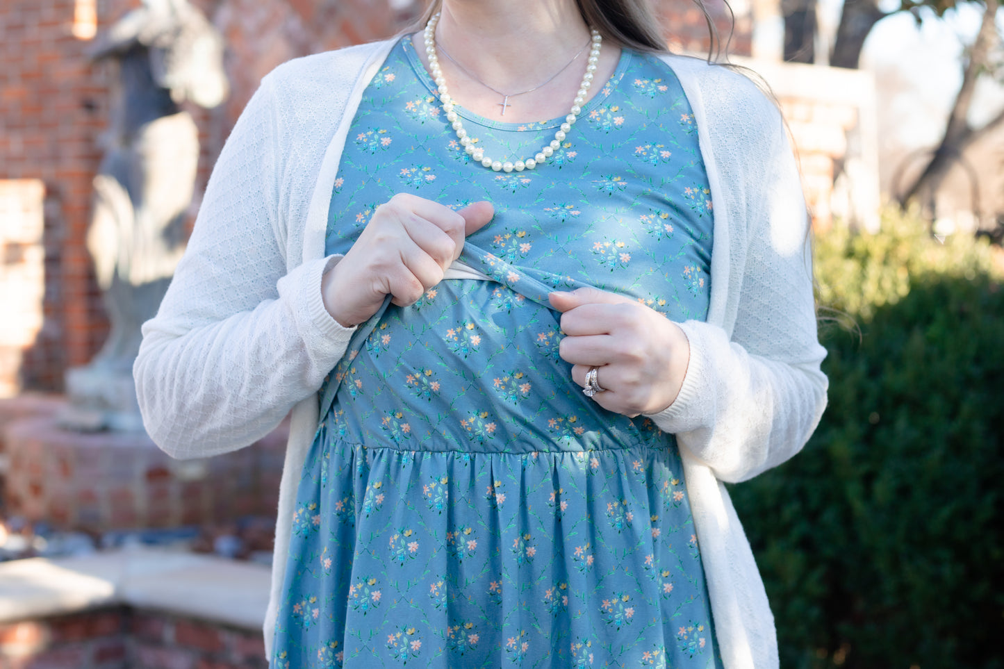 Vintage Blooms Cotton Dress