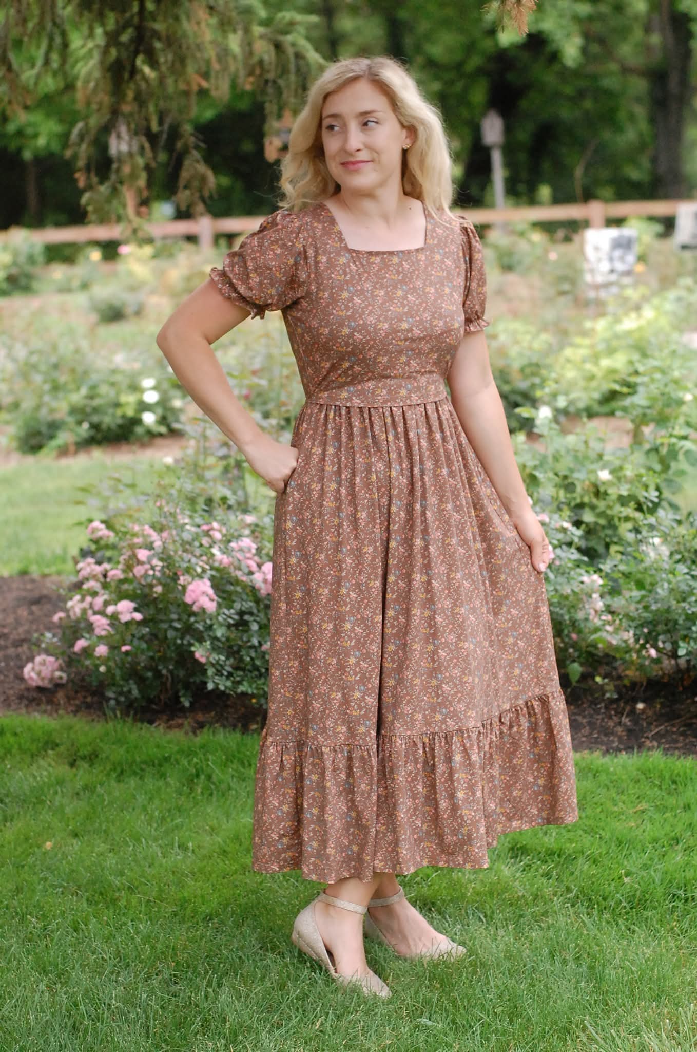 Pre-order "Little Dress on the Prairie"  Cotton 50-inch Dress