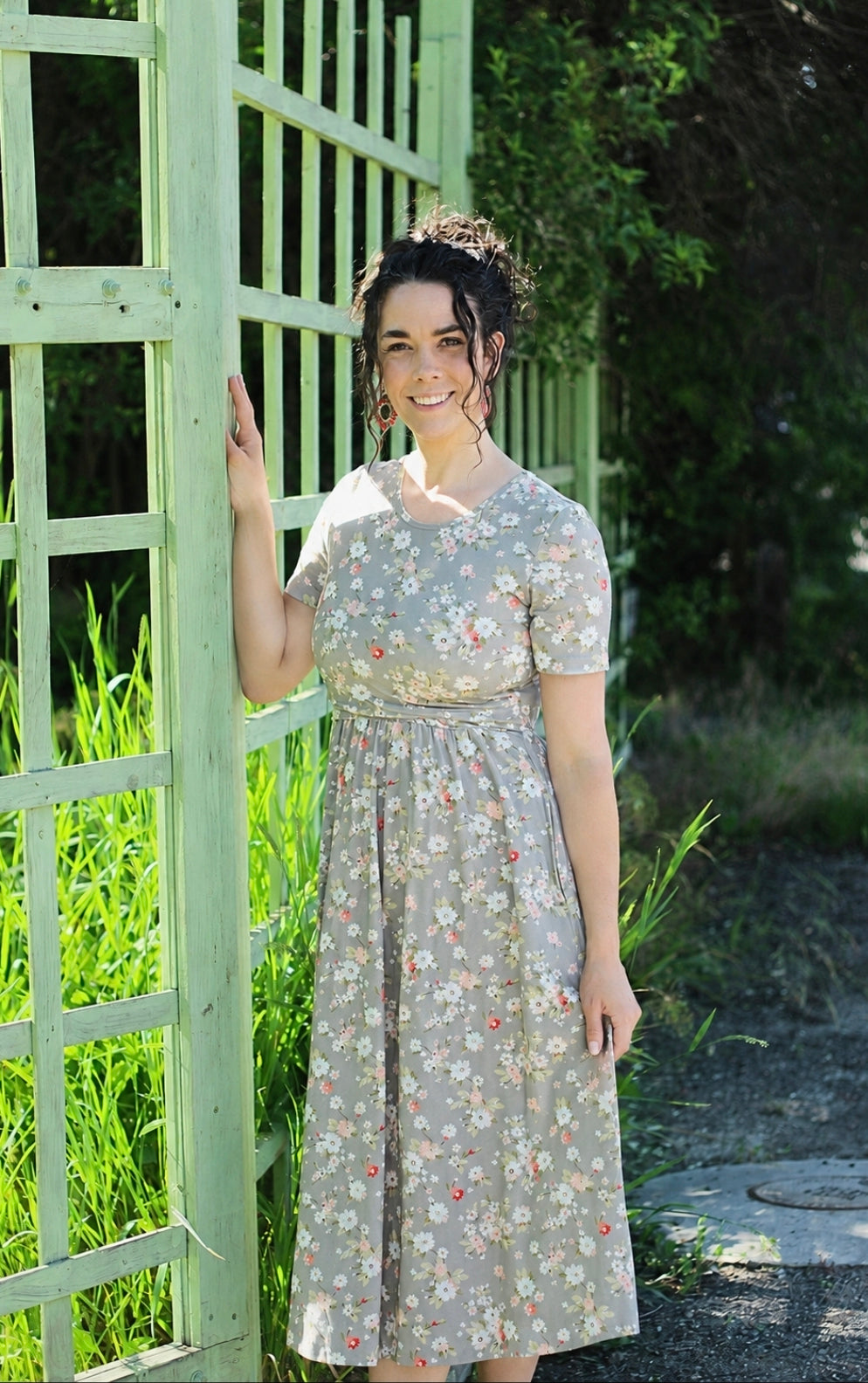 Pre-order "Delightful Daisy"  Cotton Homestead Midi Dress