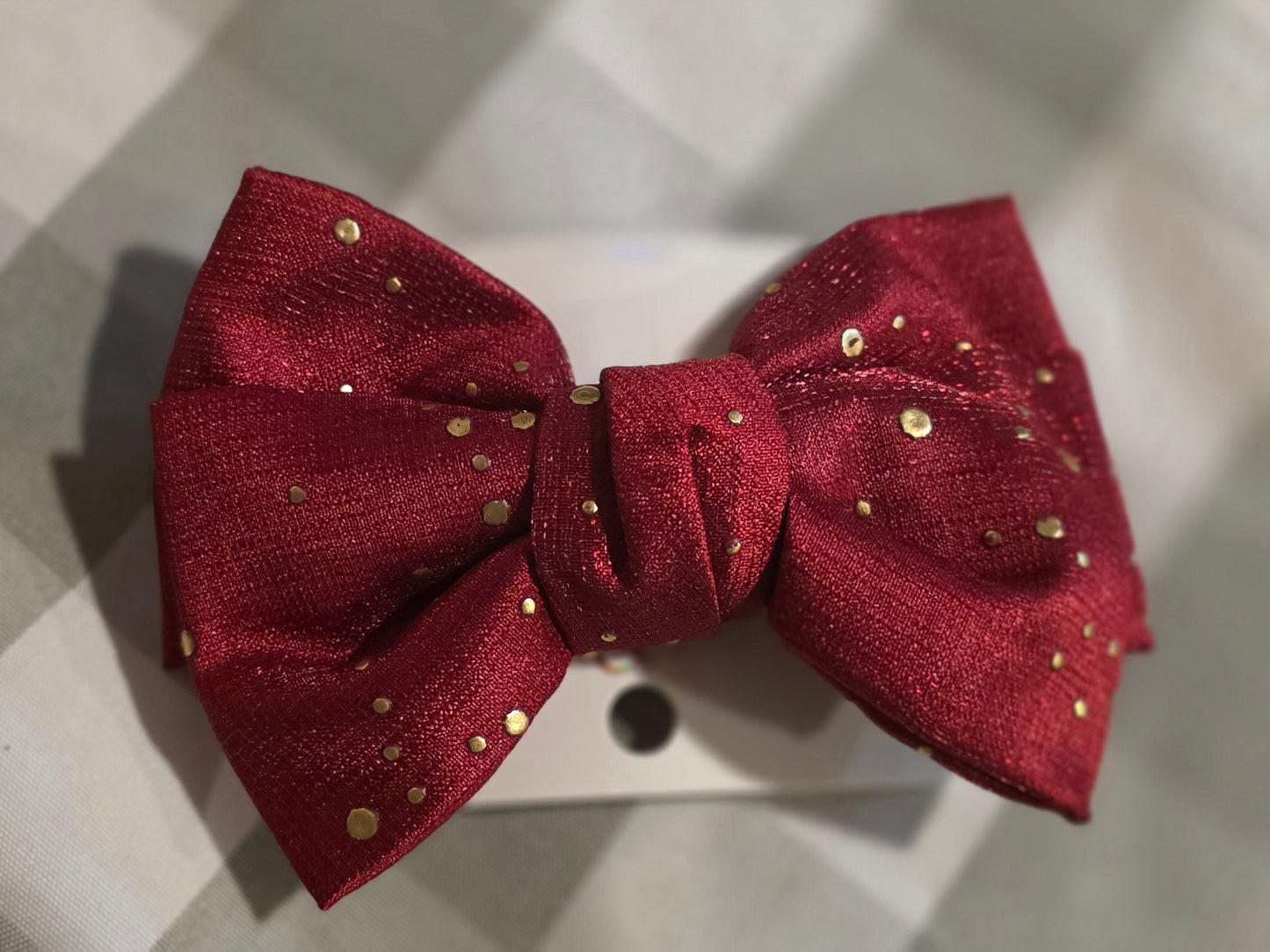 5" Hair Bow in Burgundy