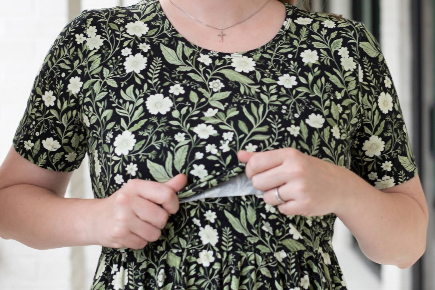 Pre-order "Blossoming Ivy" Cotton Homestead Midi Dress