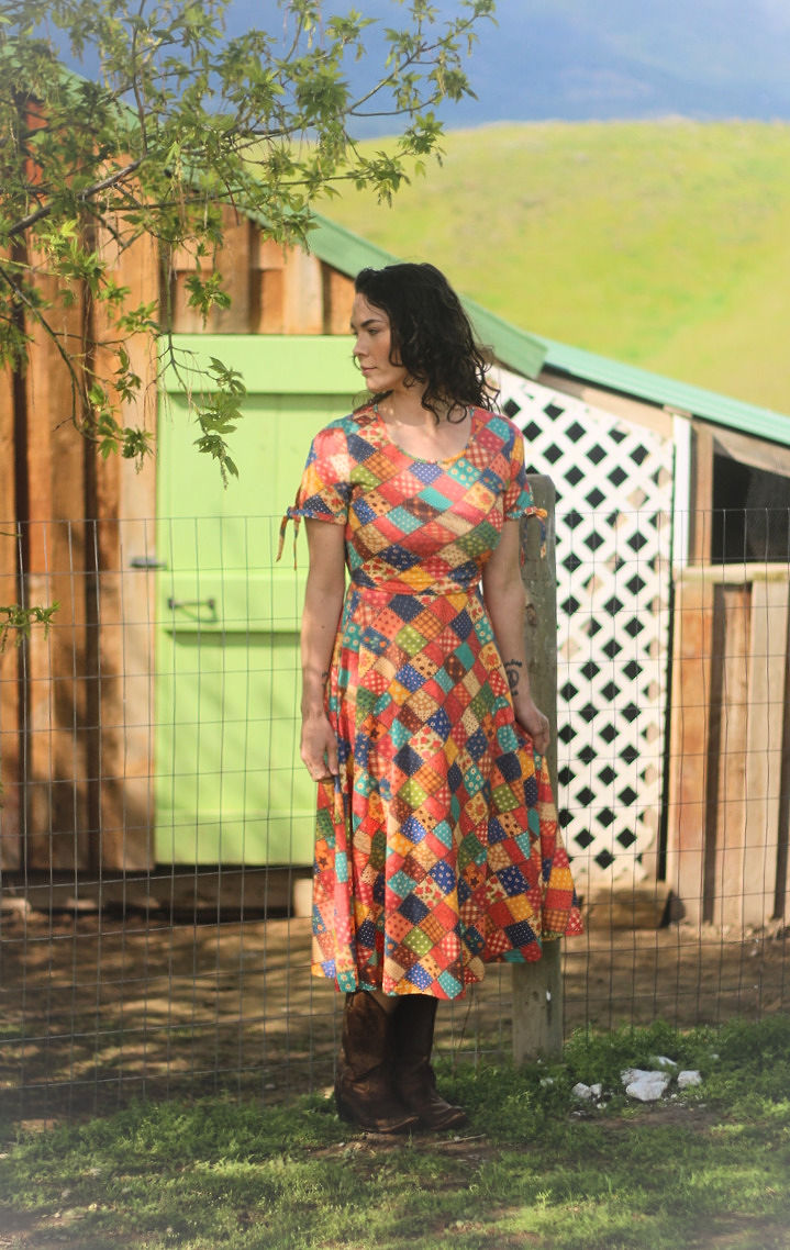 June Pre-Order Country Charm Patchwork Cotton Twirl Dress