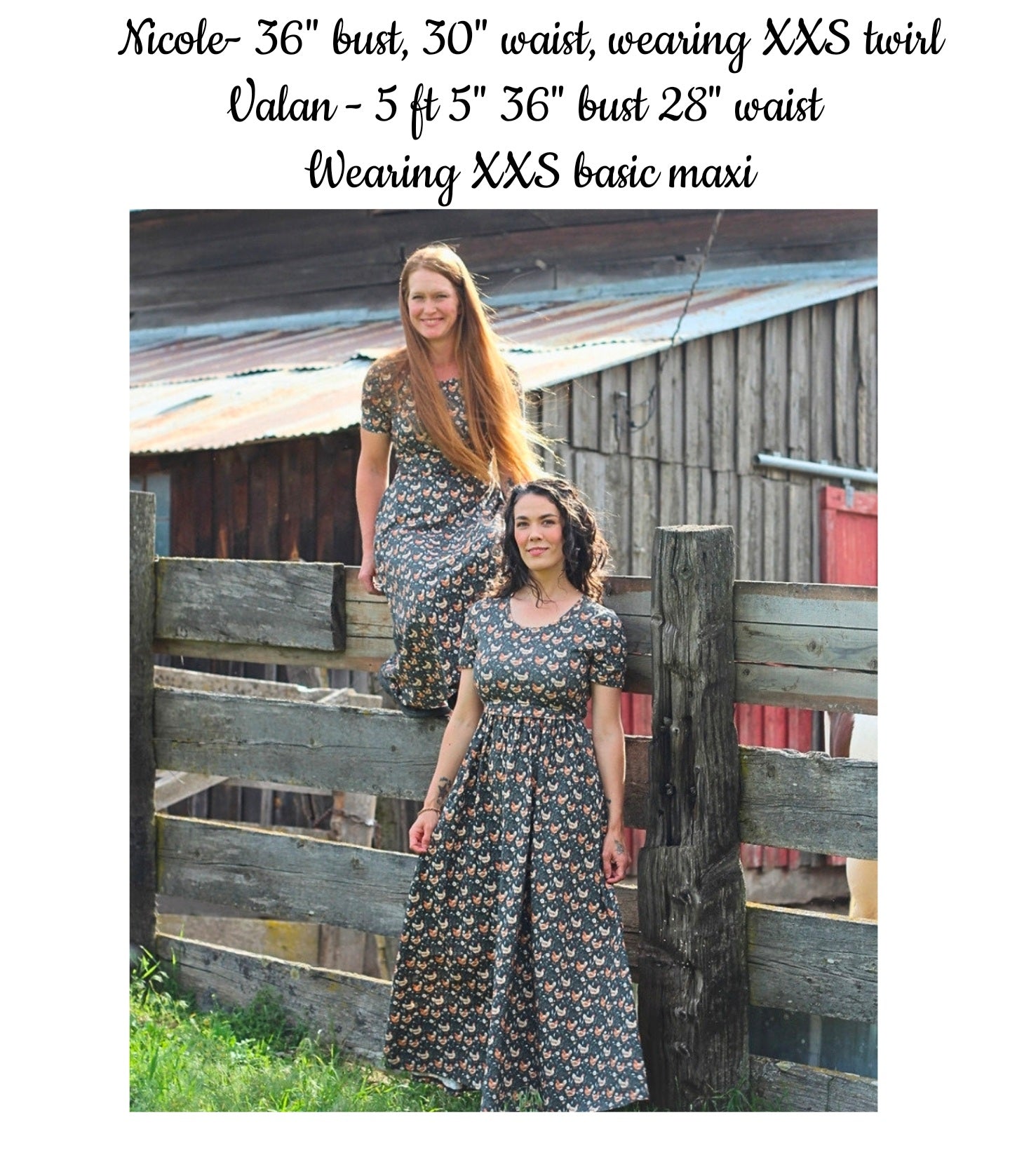 Pre-order "Farmyard Bevy" Cotton Maxi Dress