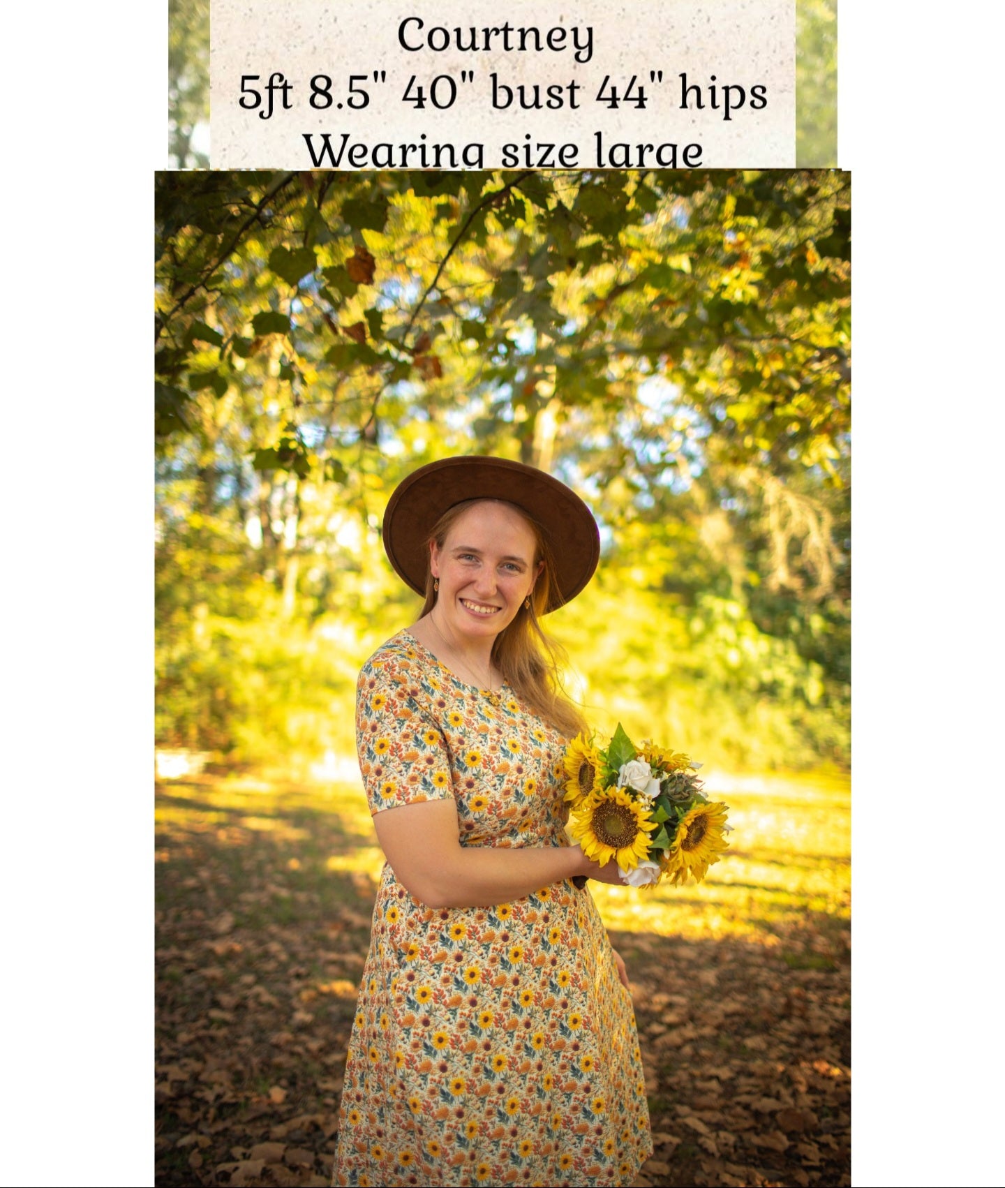 Cotton Sunflower  Floral Nursing Friendly Twirl Dress