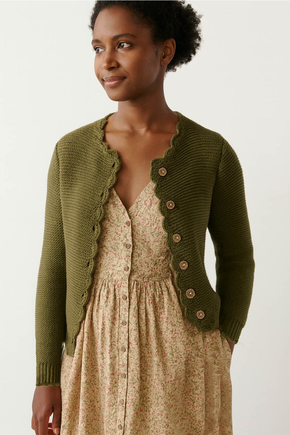 Ladies 100% Cotton Sophia Sweater