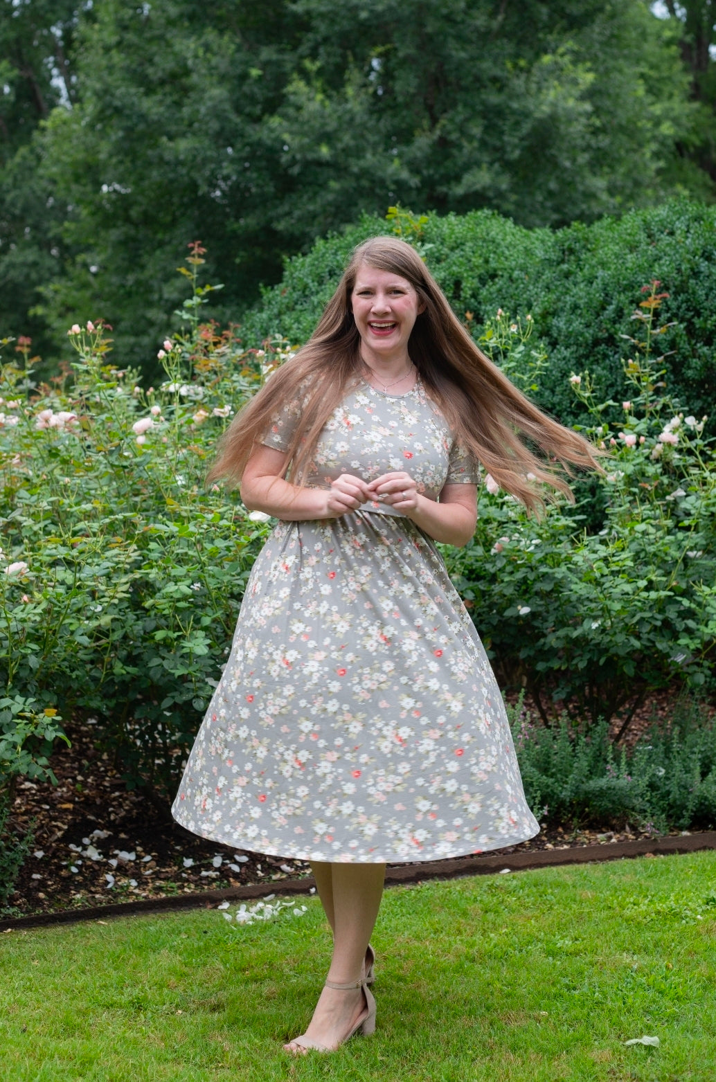 Pre-order "Delightful Daisy"  Cotton Homestead Midi Dress