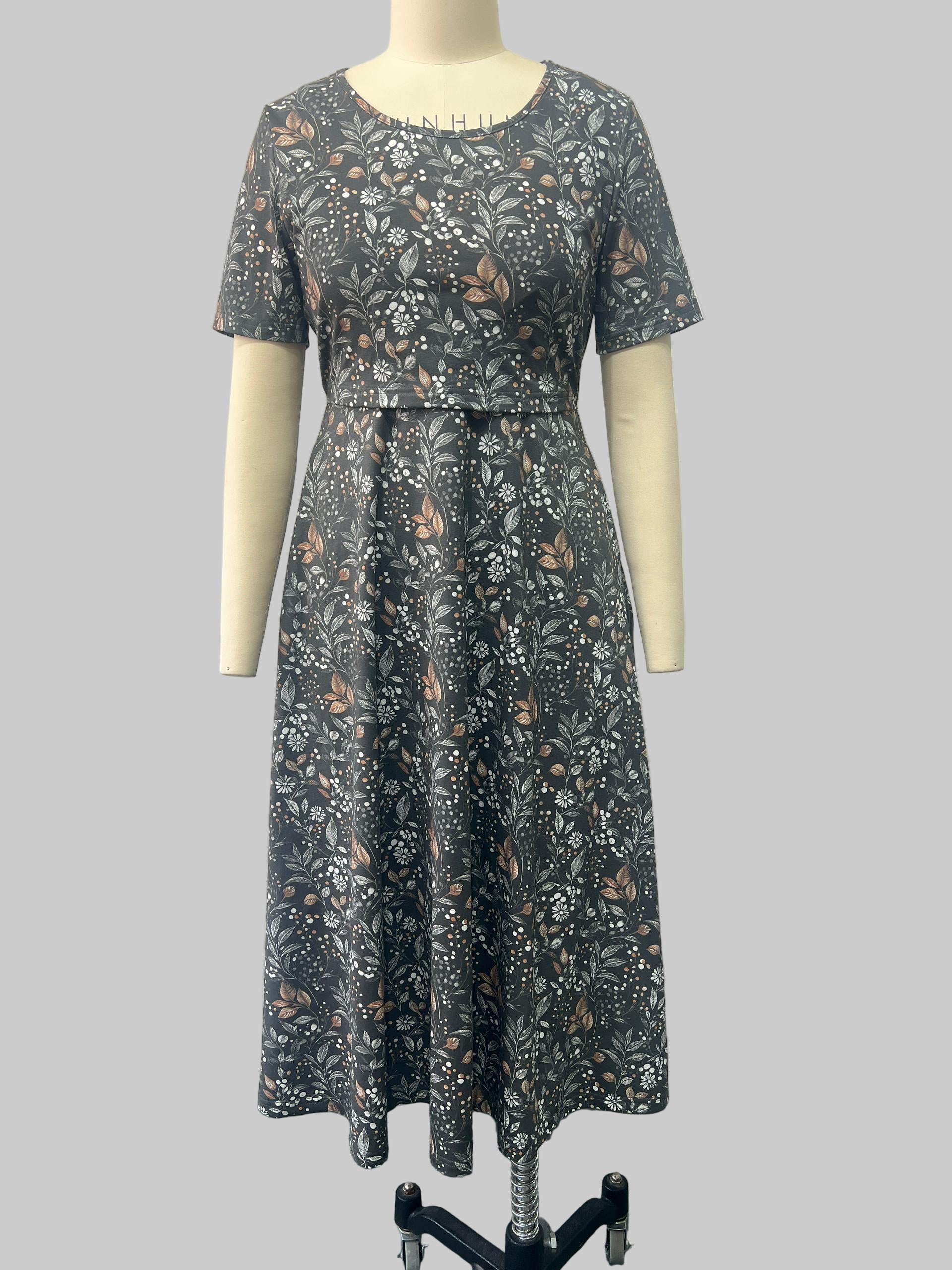 Floral "Ivy" Cotton Twirl Dress