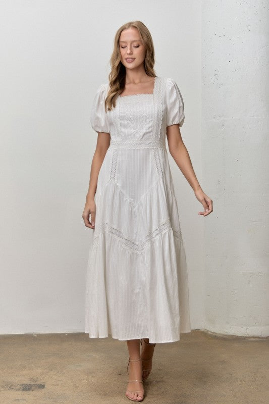 Pre-Order 100% Cotton Dress in Cream