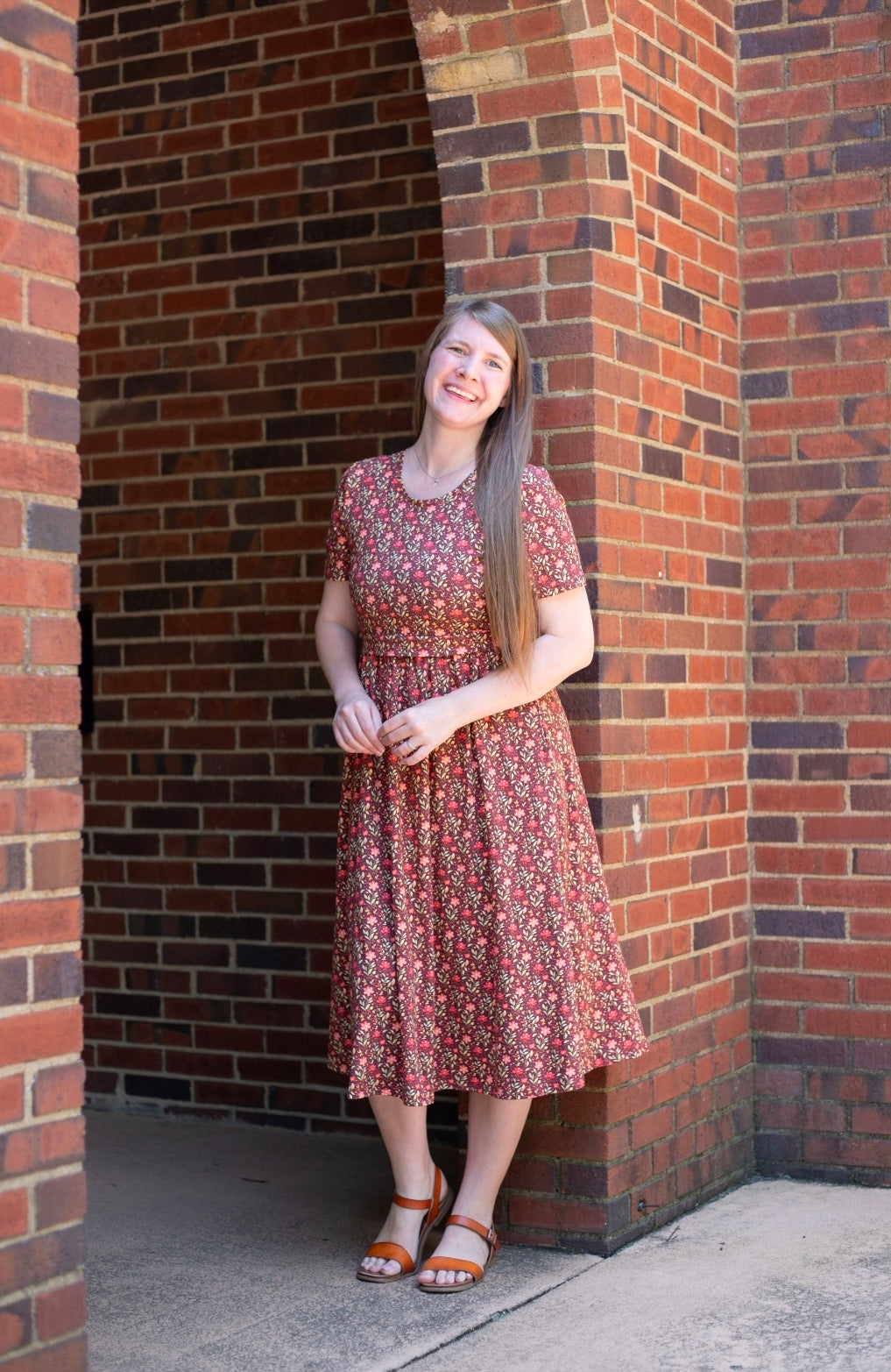 Pre-order "Daisy Blossoms"  Cotton Homestead Midi Dress
