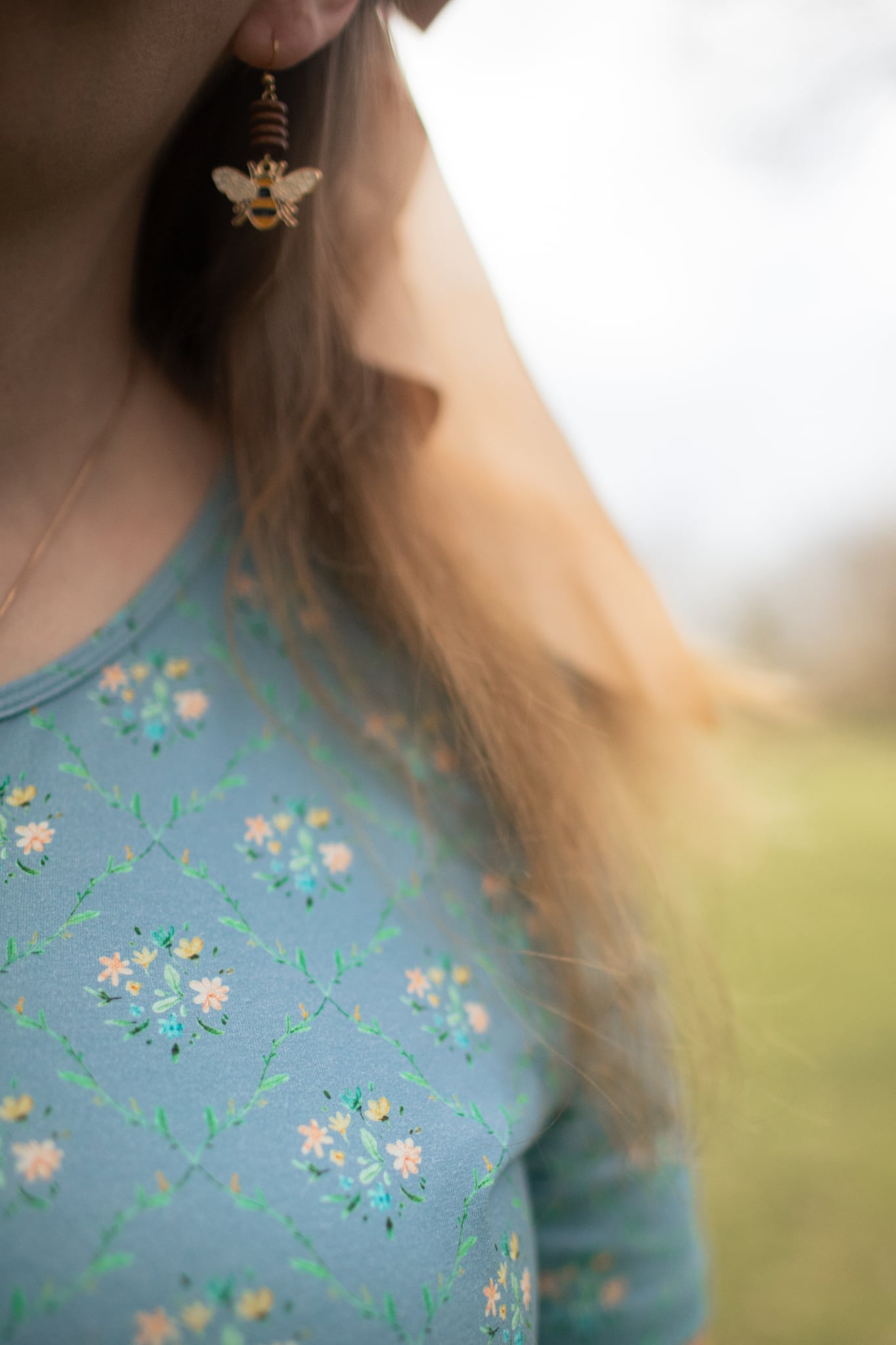Vintage Blooms Cotton Dress