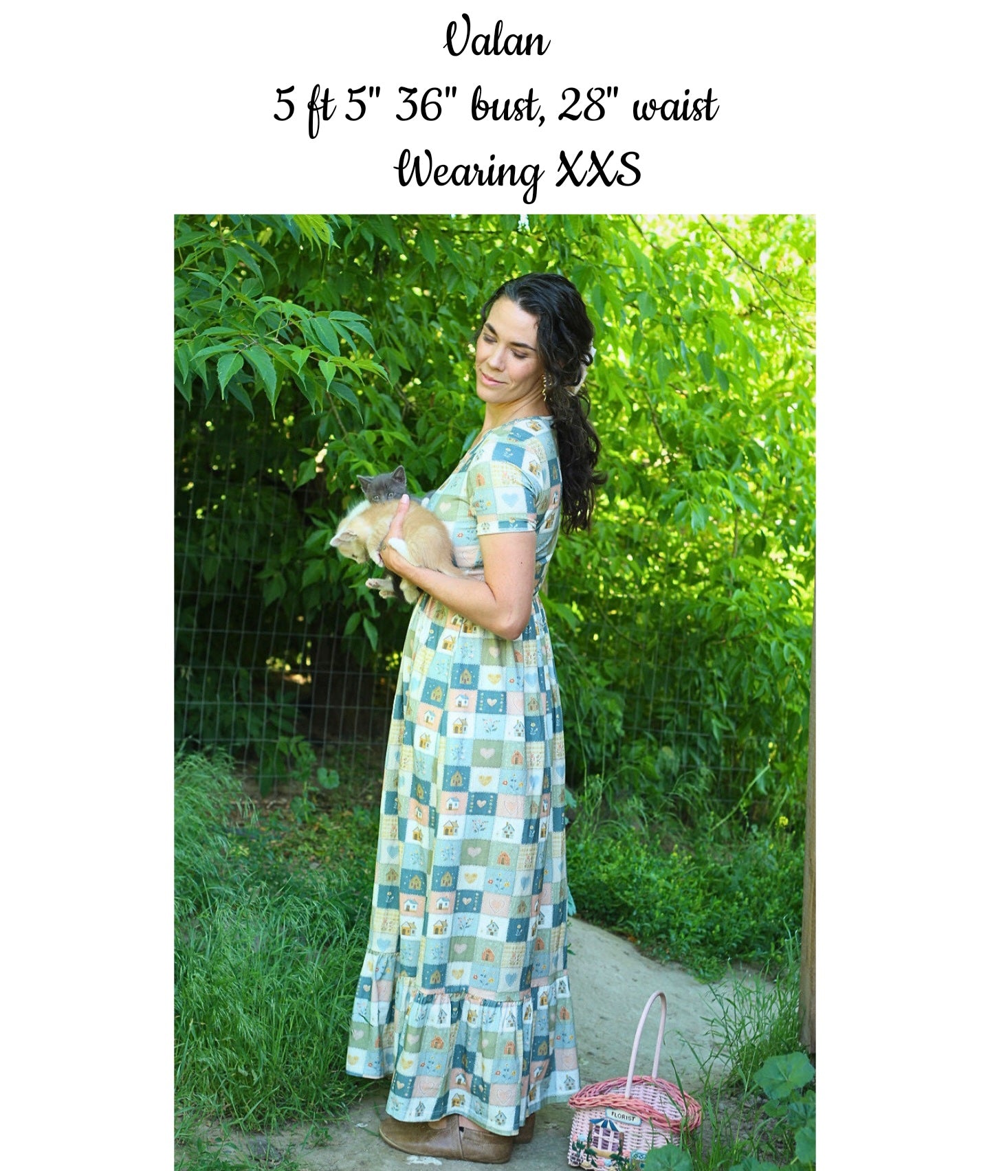 Pre-Order "Storybook Cottage"  Patchwork Cotton Maxi Dress