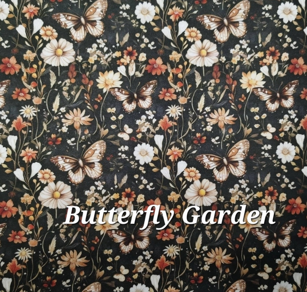 Girls Butterfly Garden Front Pocket Dress