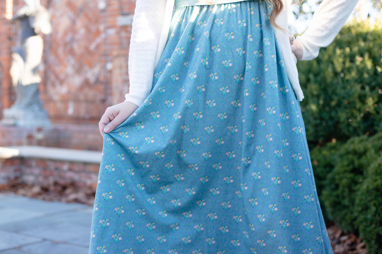 Vintage Blooms Cotton Dress