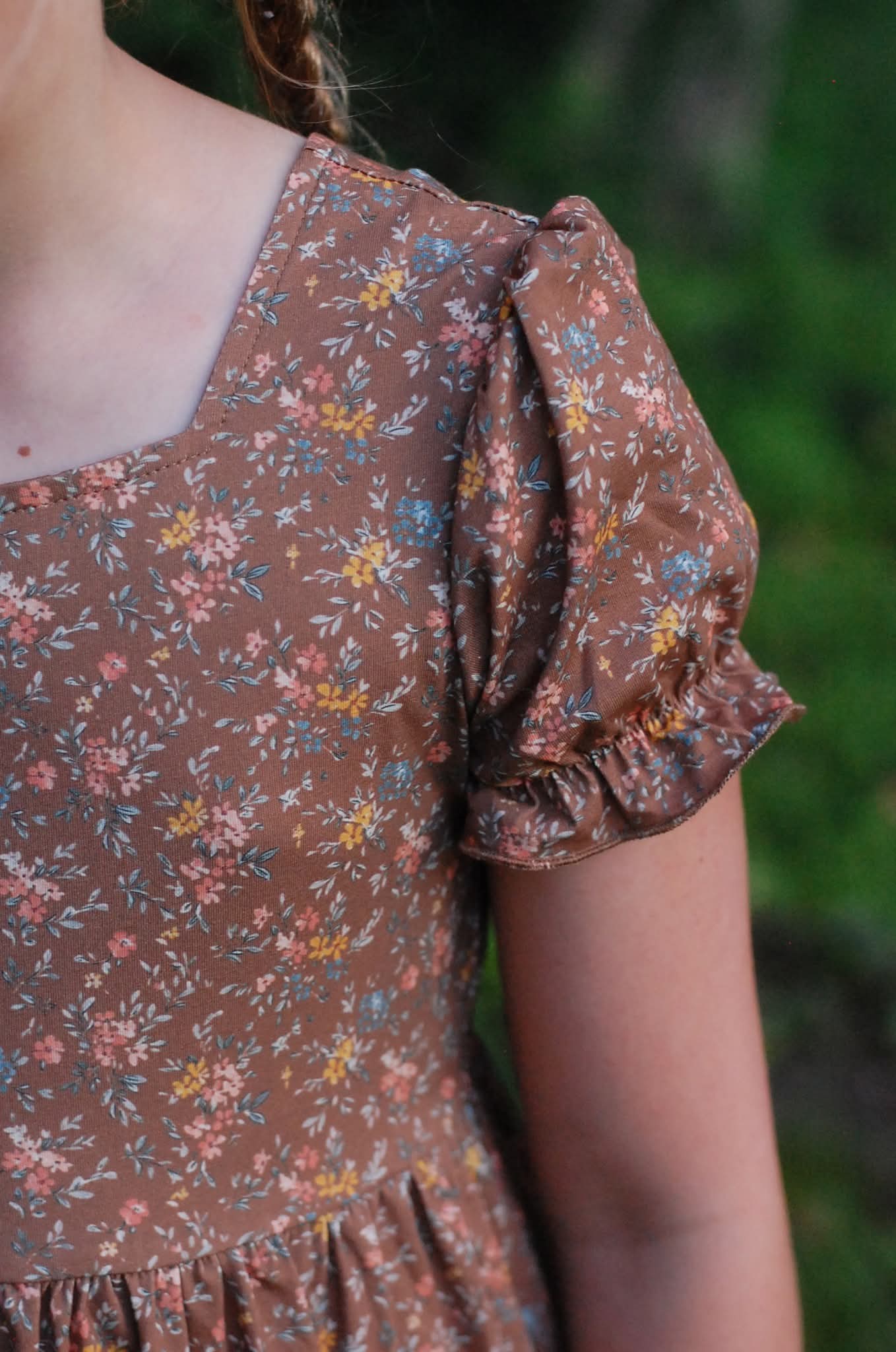 Pre-Order Girls "Little Dress on the Prairie" Cotton Tiered Dress