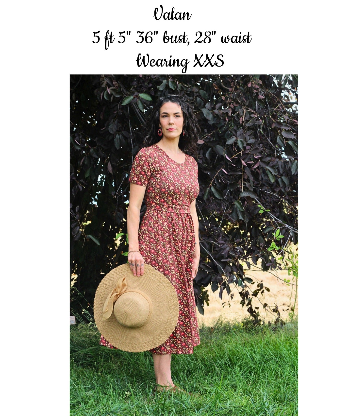 Pre-order "Daisy Blossoms"  Cotton Homestead Midi Dress