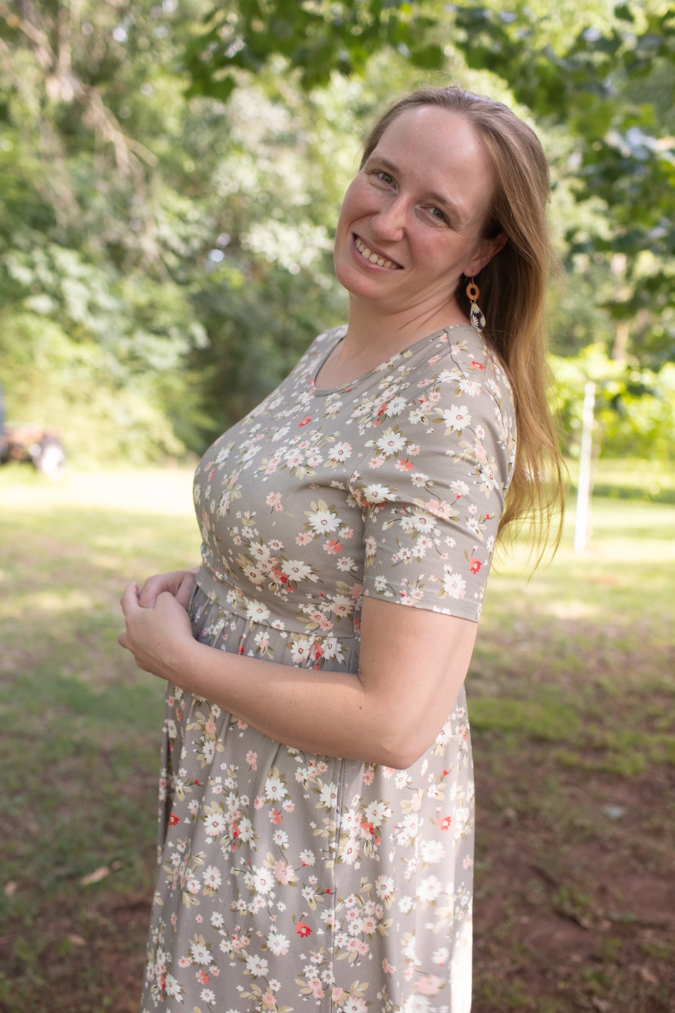 Pre-order "Delightful Daisy"  Cotton Homestead Midi Dress