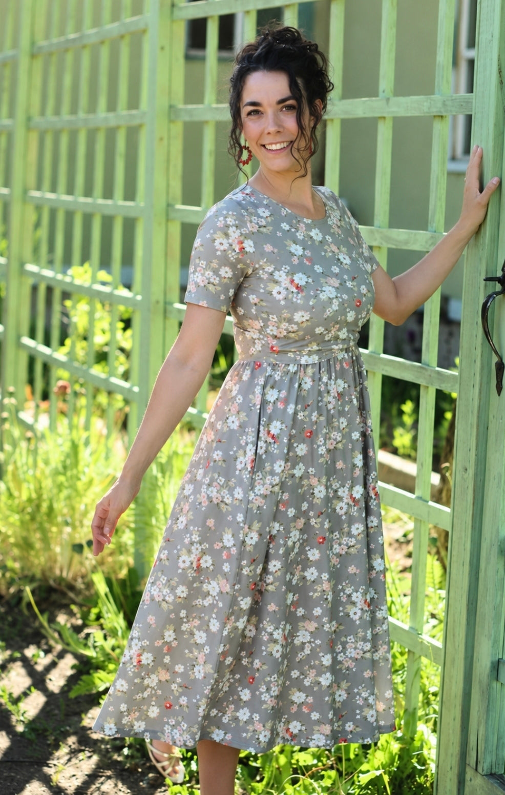 Pre-order "Delightful Daisy"  Cotton Homestead Midi Dress