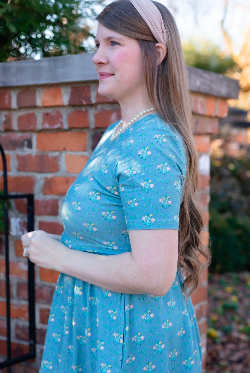 Vintage Blooms Cotton Dress