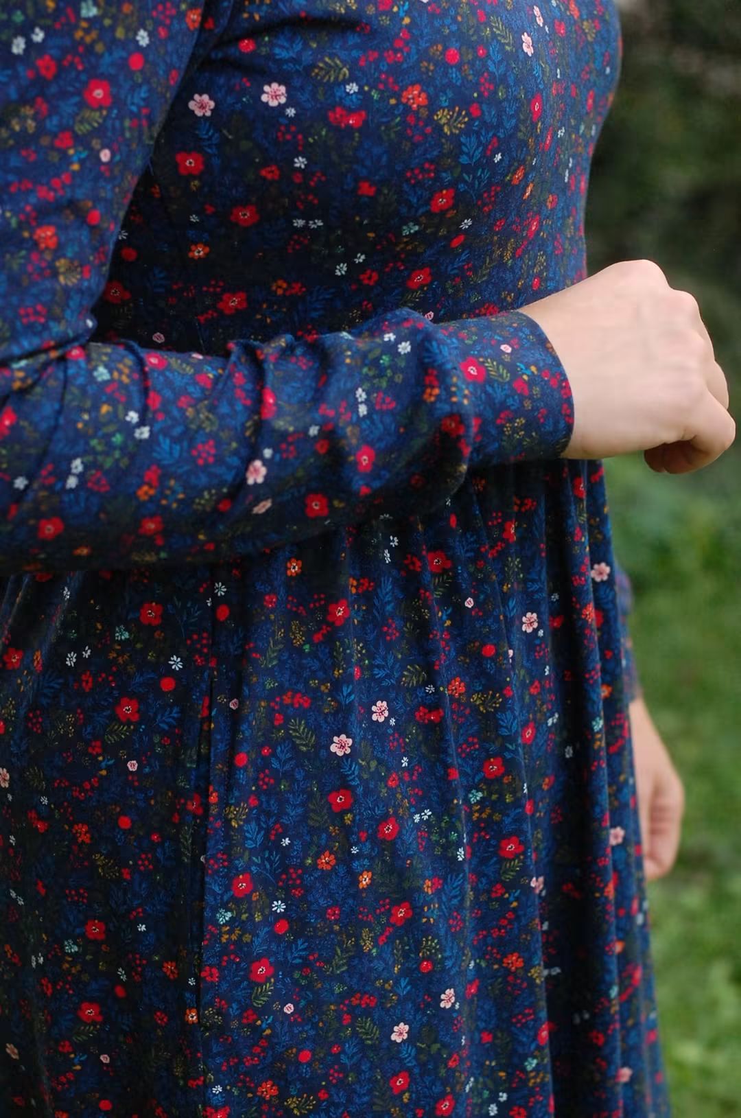 Pre-Order "Merry Meadows"  Maxi Dress with Natural Waist Bodice