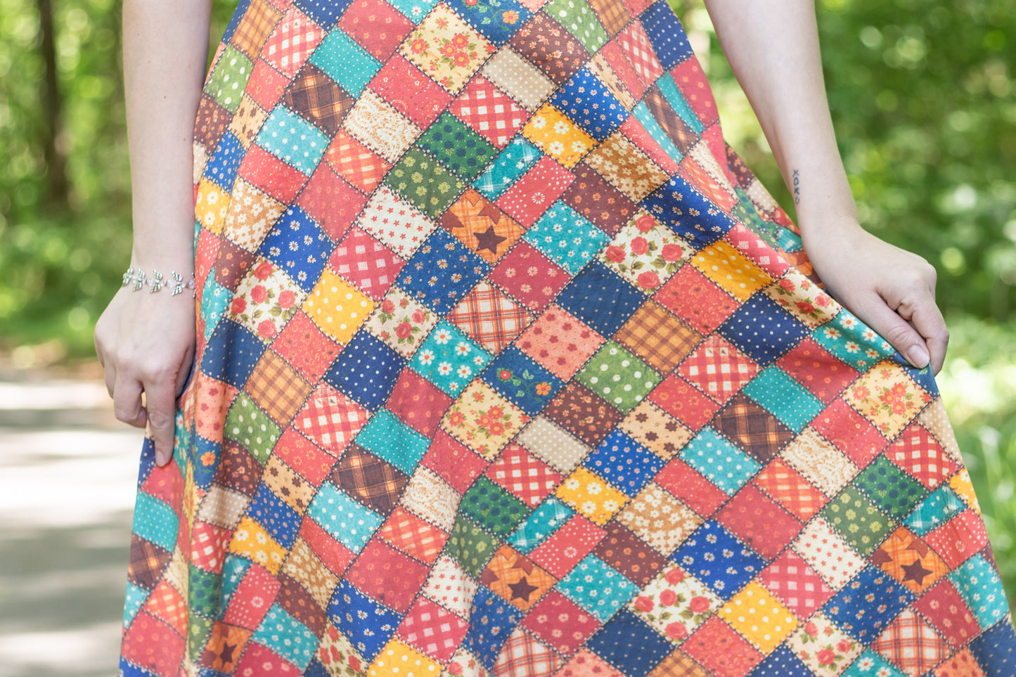 June Pre-Order Country Charm Patchwork Cotton Twirl Dress