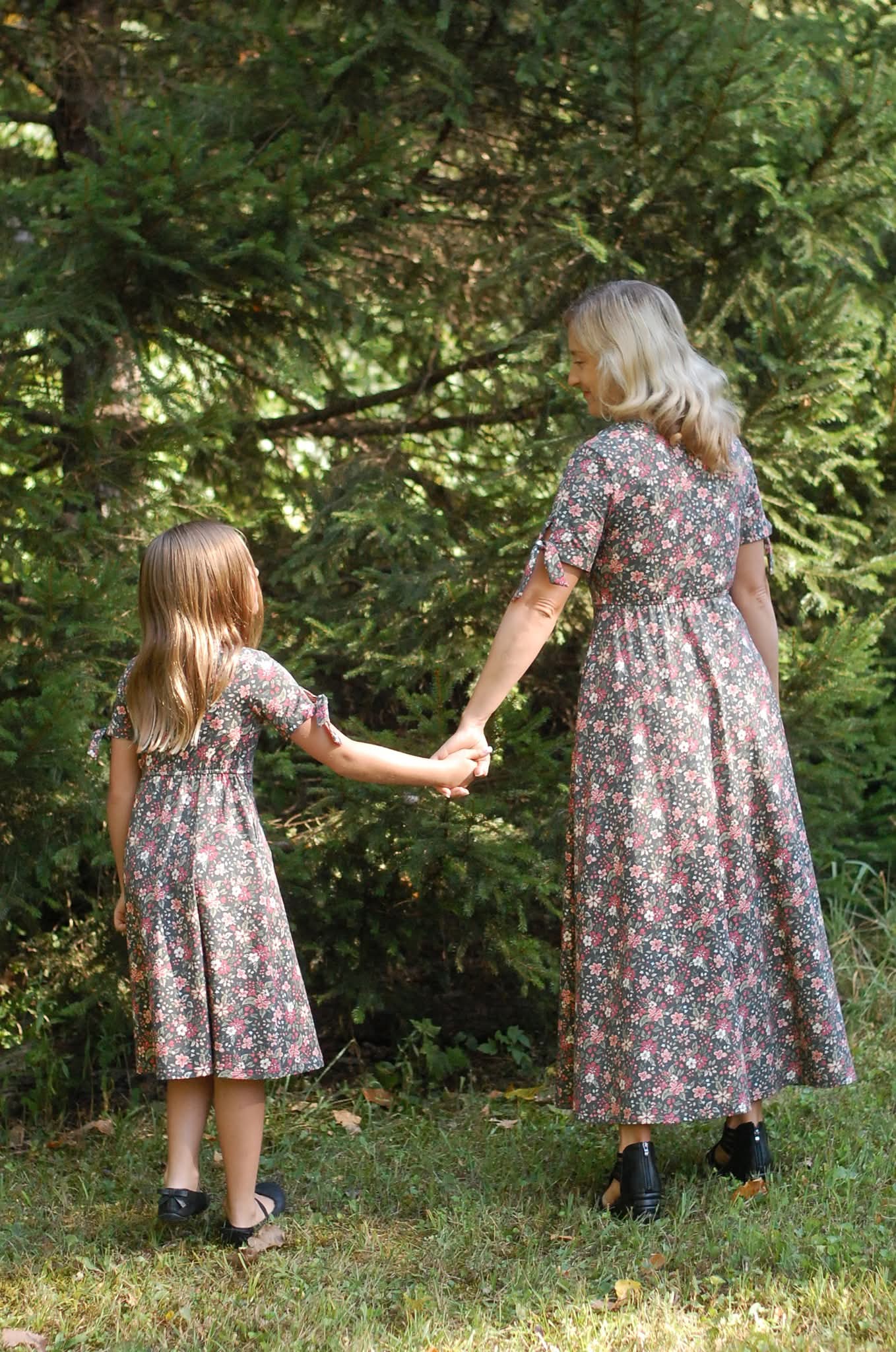 Pre-Order Merry Blooms Cotton Maxi Twirl Dress