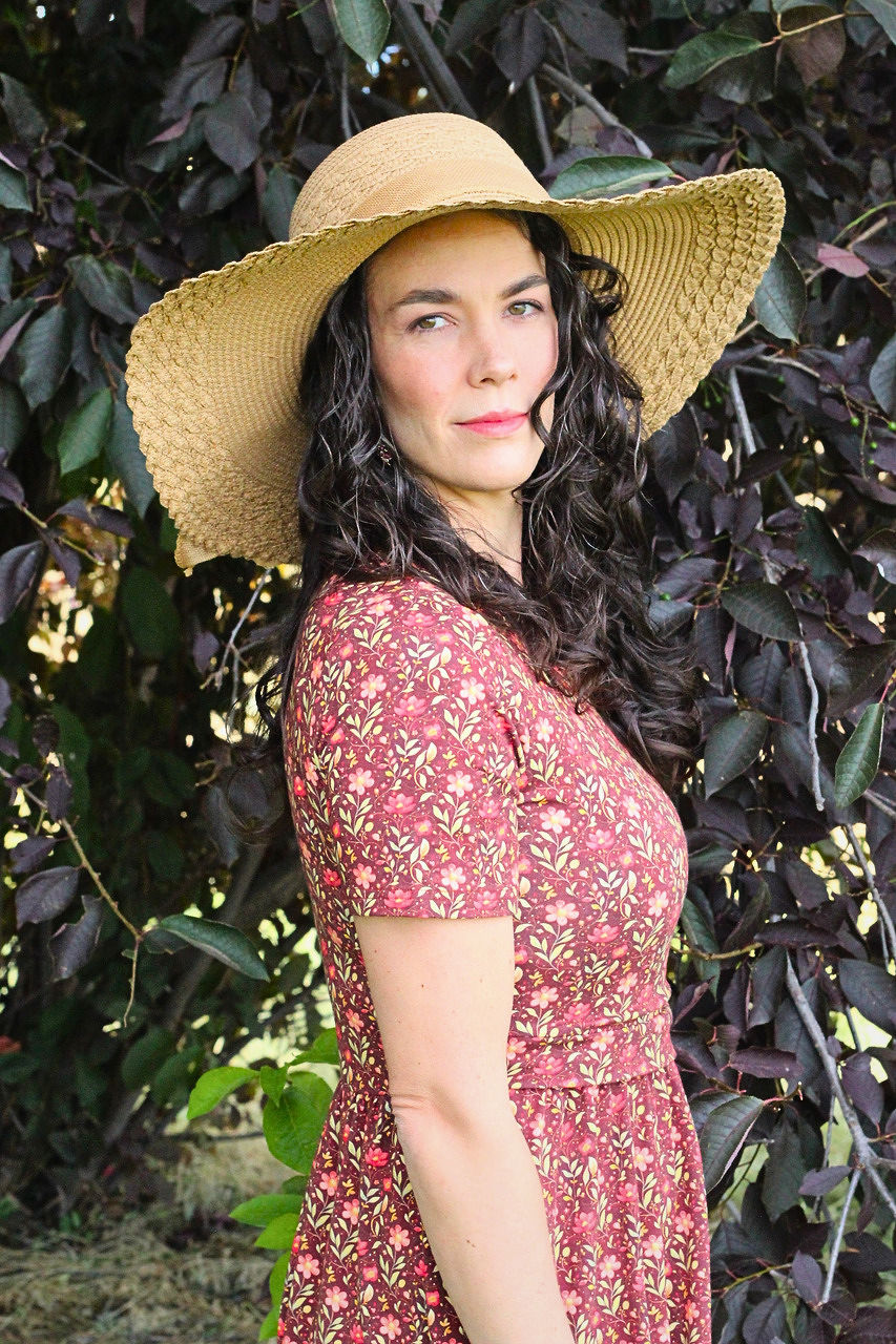 Pre-order "Daisy Blossoms"  Cotton Homestead Midi Dress