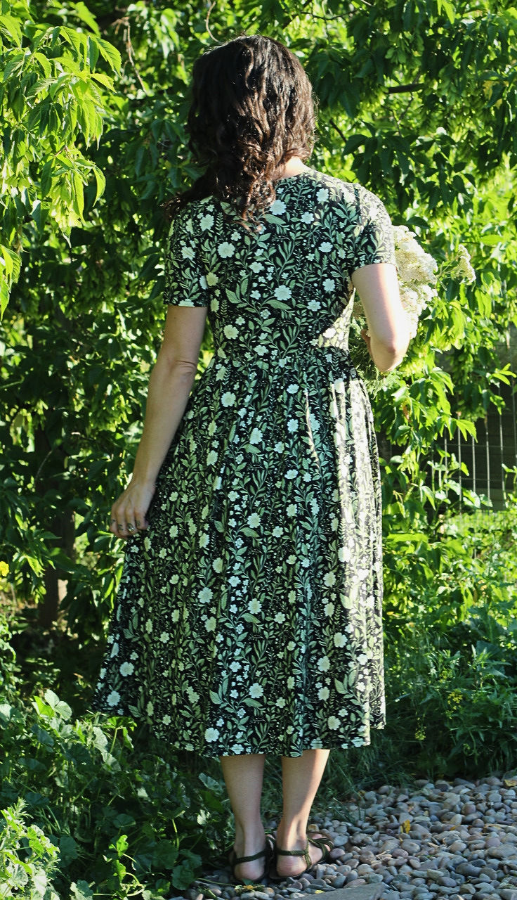 Pre-order "Blossoming Ivy" Cotton Homestead Midi Dress