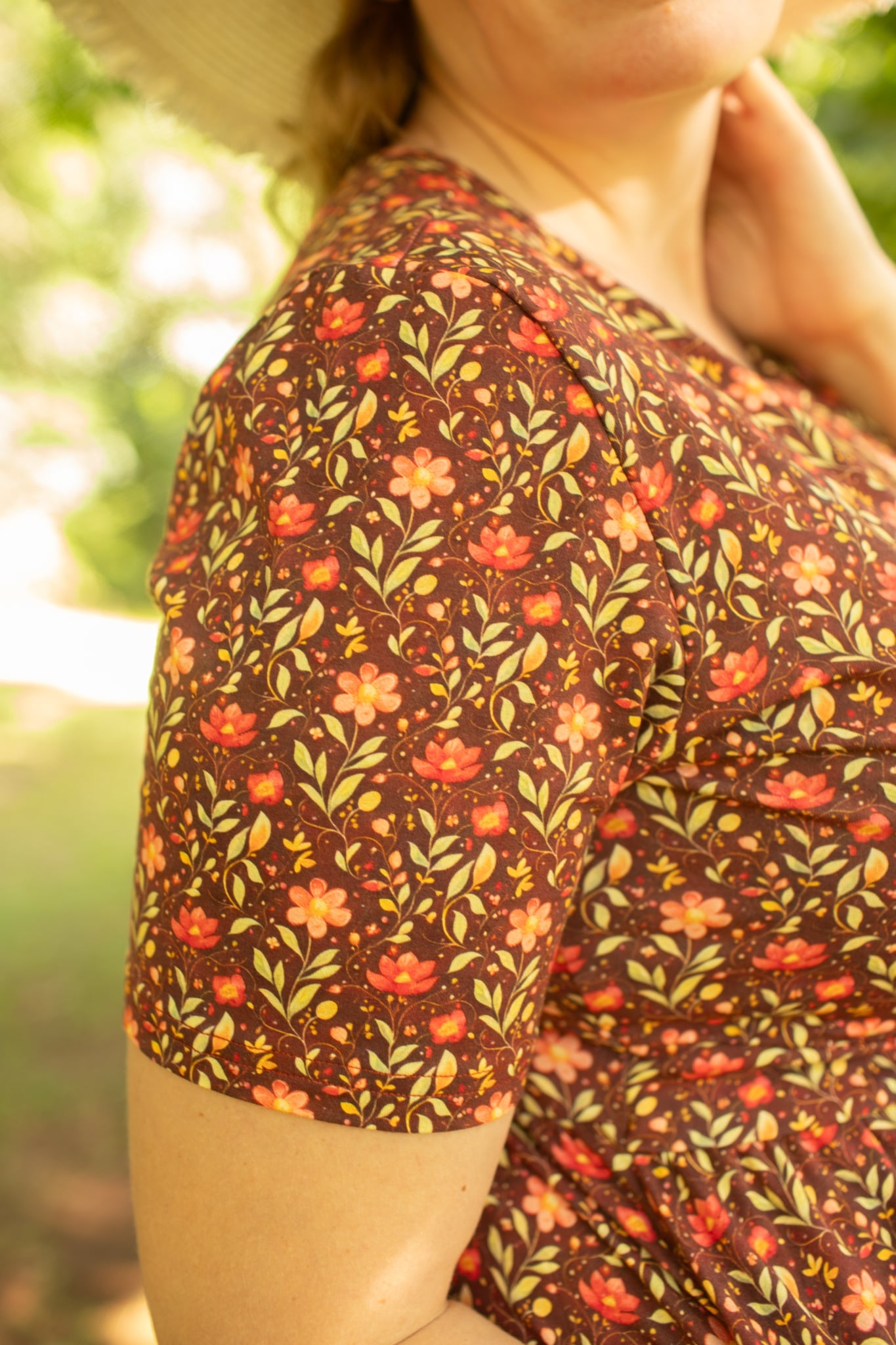 Pre-order "Daisy Blossoms"  Cotton Homestead Midi Dress