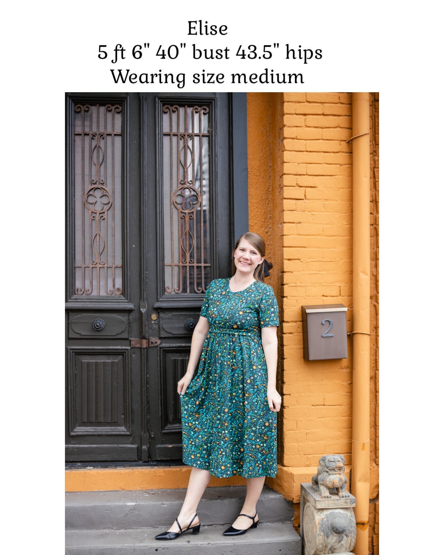 Cotton Fernwood Floral Homestead Nursing Friendly Dress