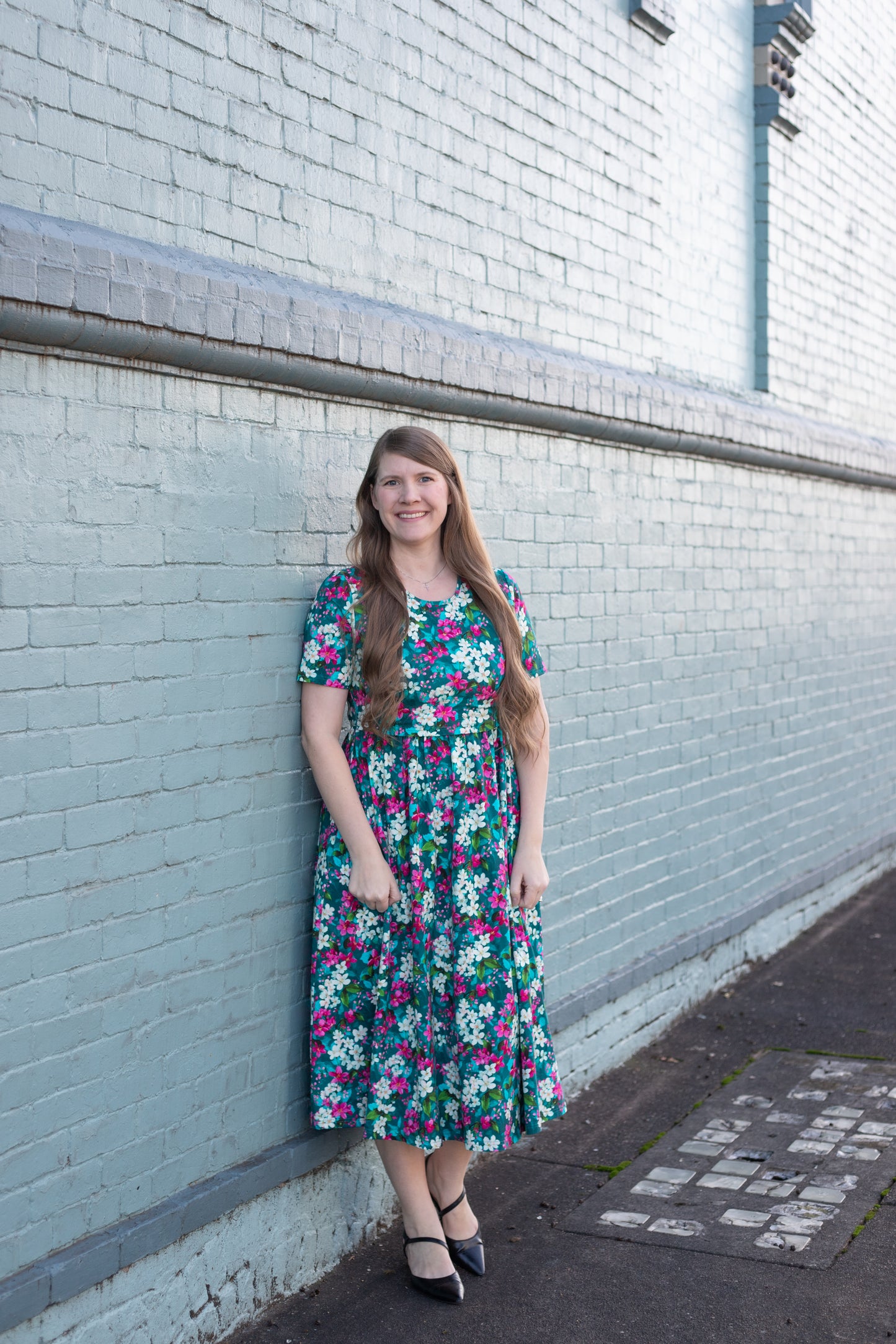 Spring Blooms Cotton Dress