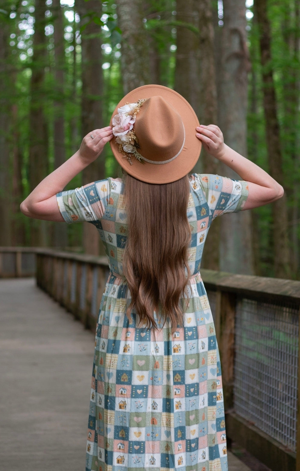 Pre-Order "Storybook Cottage"  Patchwork Cotton Maxi Dress