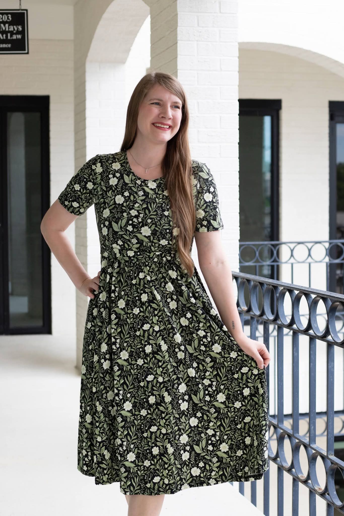 Pre-order "Blossoming Ivy" Cotton Homestead Midi Dress