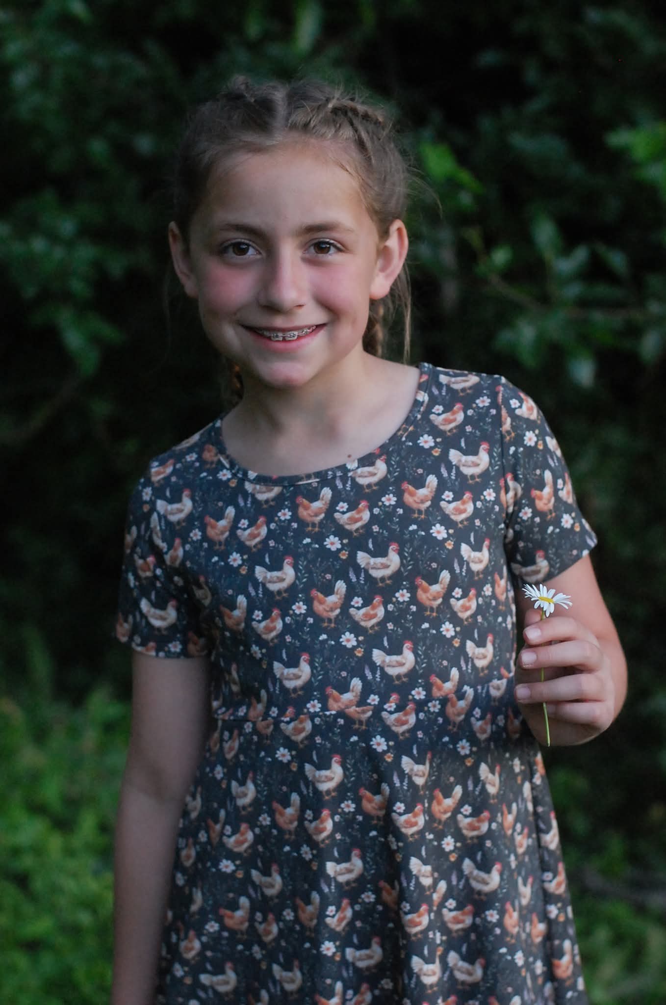 Pre-order Girls "Farmyard Bevy"  Cotton Dress