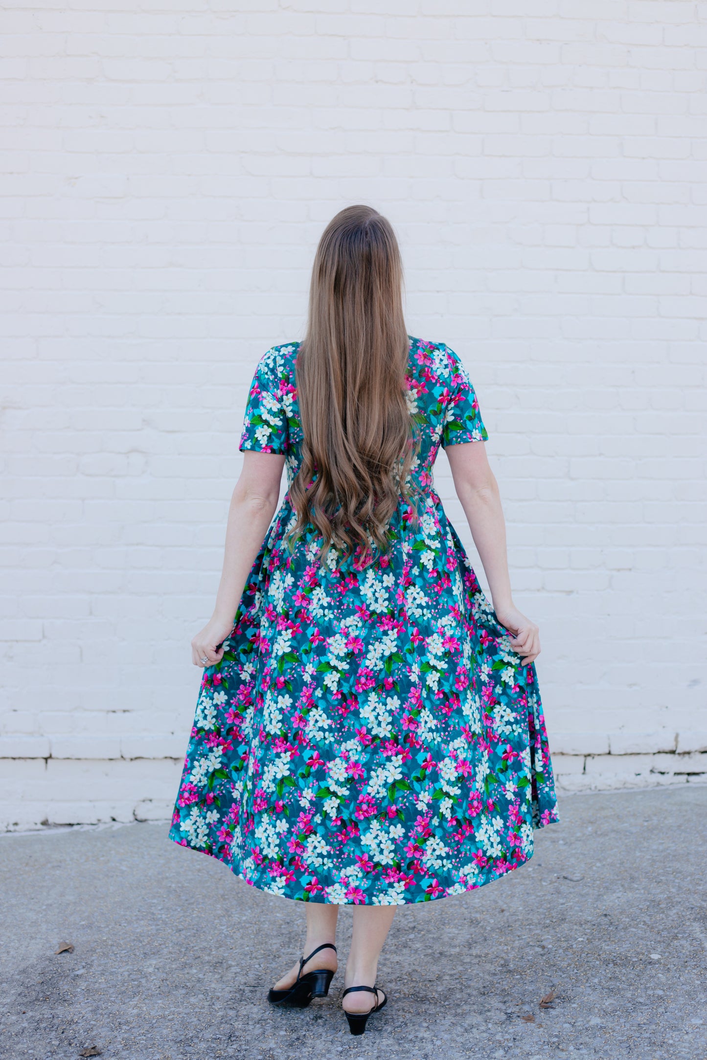 Spring Blooms Cotton Dress
