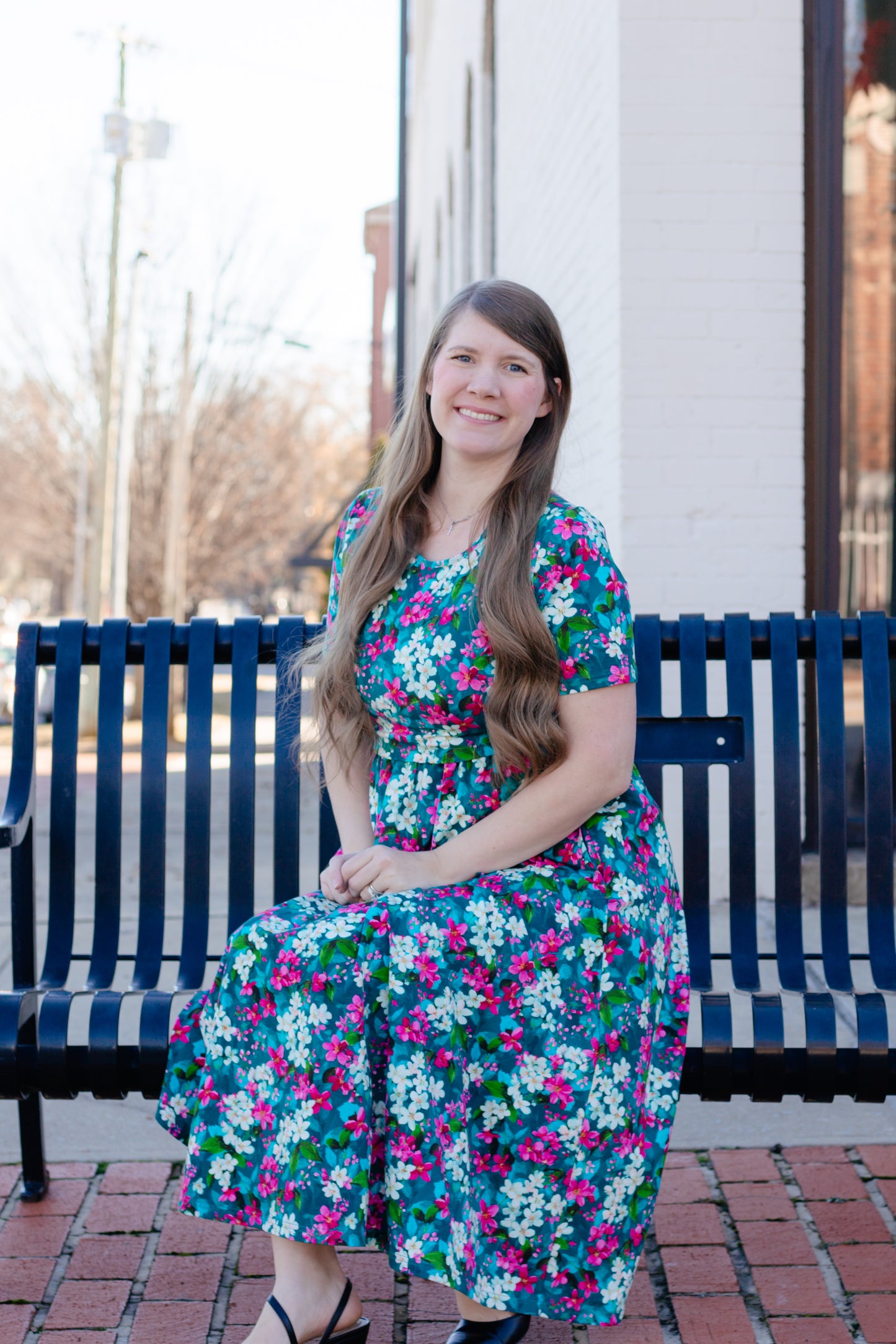Spring Blooms Cotton Dress